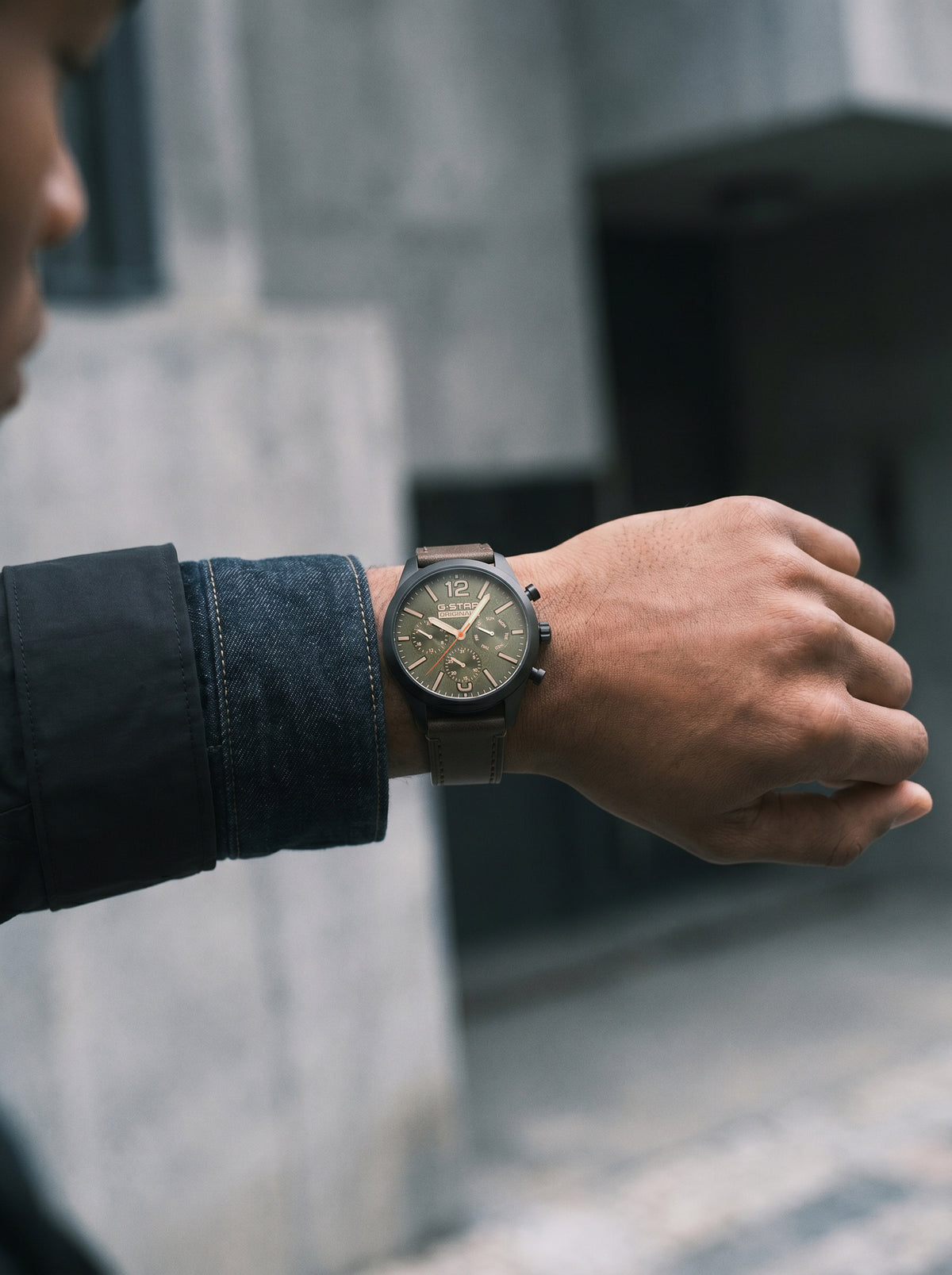 G-STAR Originals Multifunction Brown Watch