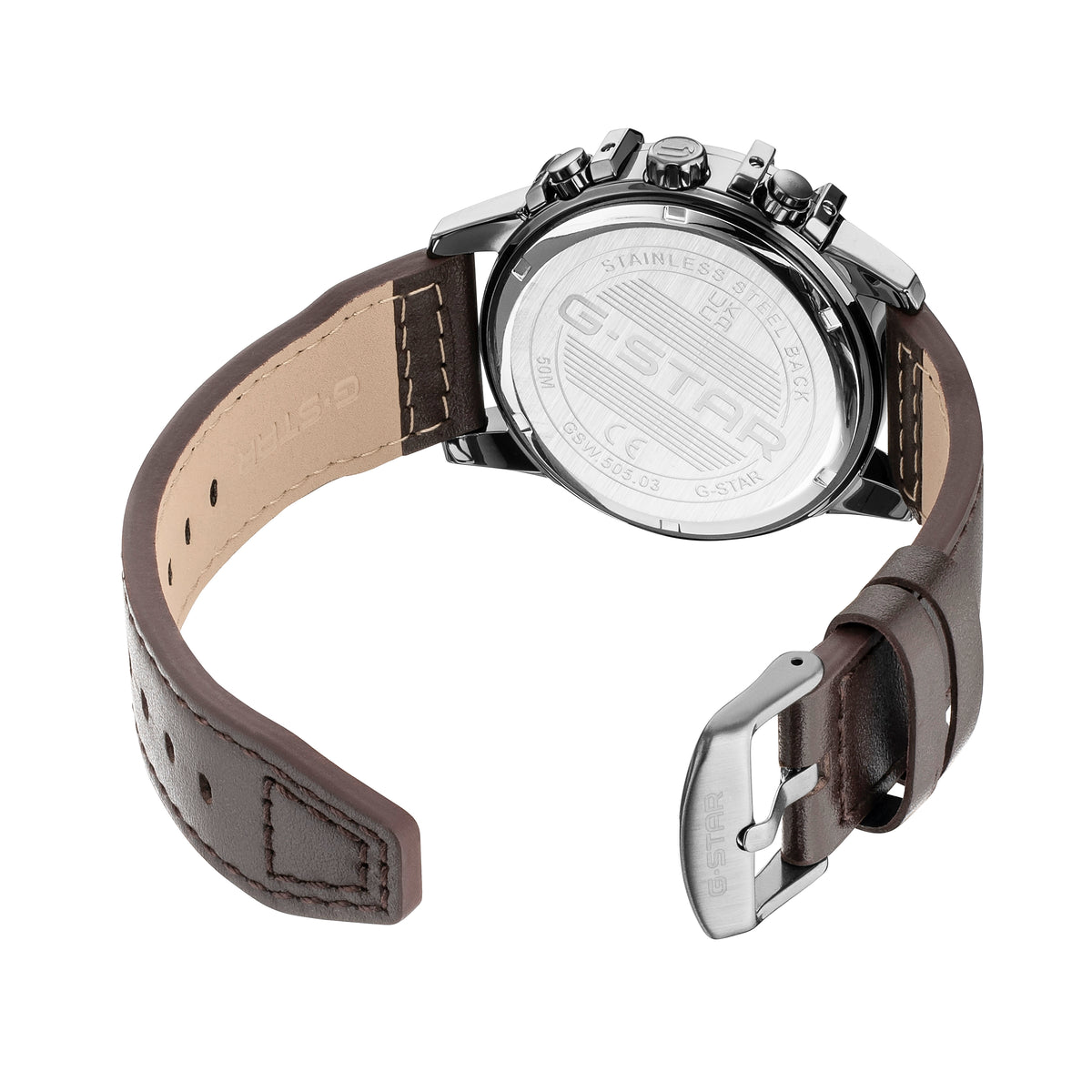 G-STAR Bend3D Multifunction Gunmetal Watch