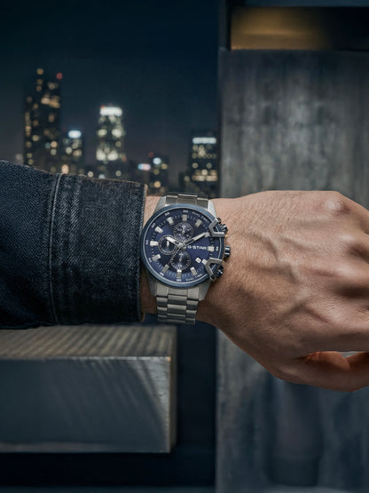 G-STAR Bend3D Multifunction Silver Watch