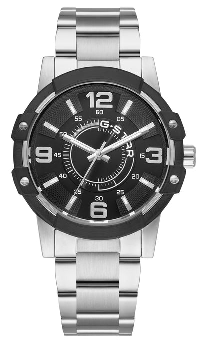 G-STAR Constructed Bold Silver Tone Watch