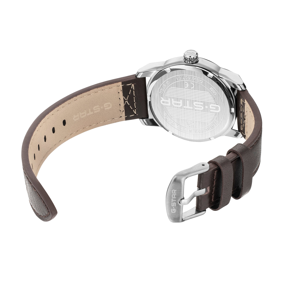 G-STAR Selvedge Utility-Inspired Brown Watch