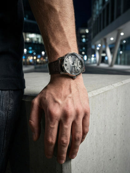 G-STAR Selvedge Utility-Inspired Brown Watch