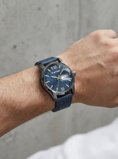 G-STAR Selvedge Utility-Inspired Blue Watch