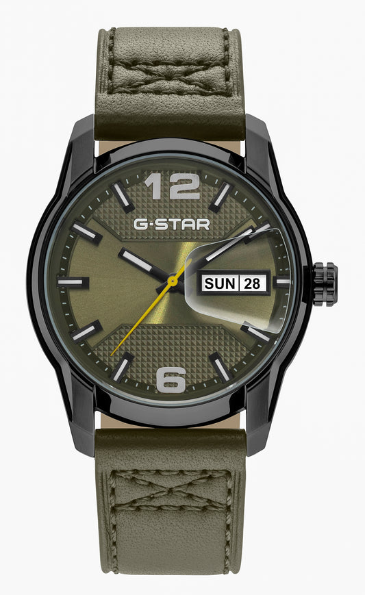 G-STAR Selvedge Utility-Inspired Olive Watch