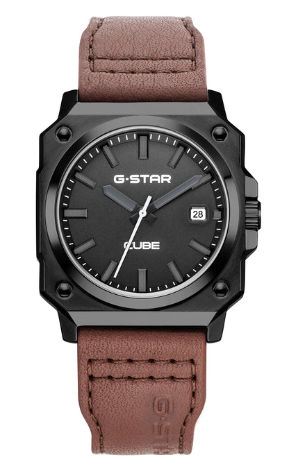 G-STAR Cube Brown Watch