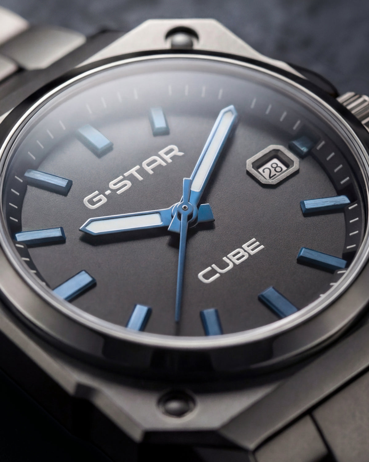 G-STAR Cube Gunmetal Watch