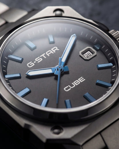 G-STAR Cube Gunmetal Watch