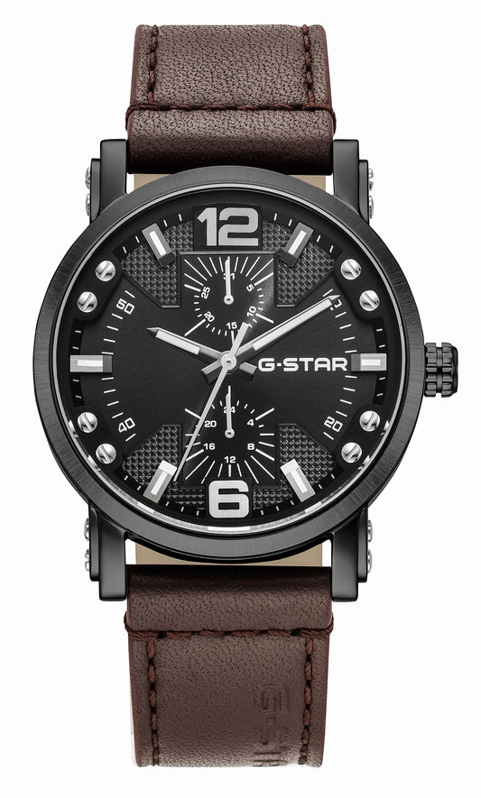 G-STAR Rovic Brown Multifunction Watch