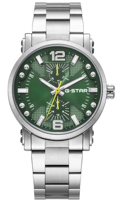 G-STAR Rovic Silver Multifunction Watch
