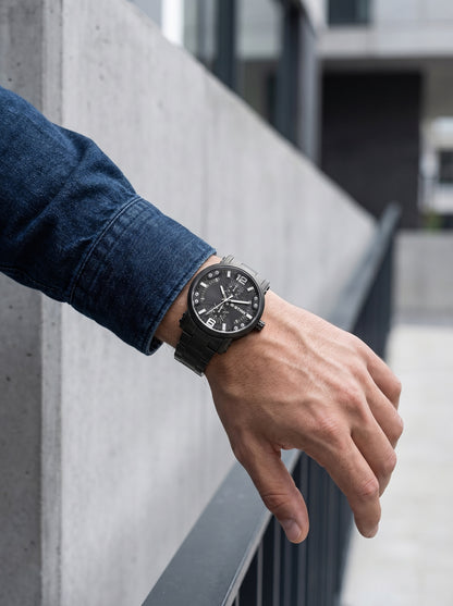 G-STAR Rovic Black Sunray Multifunction Watch