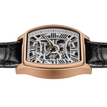 Load image into Gallery viewer, Ingersoll The California Automatic Rose Gold Black Leather Strap Watch