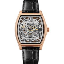 Load image into Gallery viewer, Ingersoll The California Automatic Rose Gold Black Leather Strap Watch