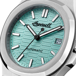 Ingersoll The Catalina Light Blue Dial Stainless Steel Bracelet Watch