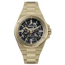 Load image into Gallery viewer, Ingersoll The Baller Automatic Black Dial Gold Stainless Steel Strap Watch