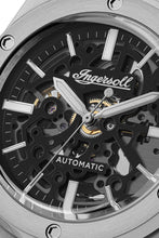 Load image into Gallery viewer, Ingersoll The Baller Automatic Black Dial Silver Stainless Steel Strap Watch