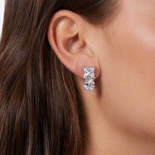 Load image into Gallery viewer, Chiara Ferragni Princess Silver and White Zirconia Earrings