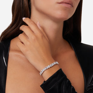 Chiara Ferragni Princess Silver and White Zirconia Bracelet