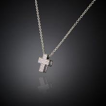 Load image into Gallery viewer, Chiara Ferragni Croci White Zirconia Small Cross Pendant Necklace