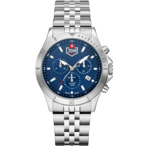 JDM Military Delta Chrono Blue Watch