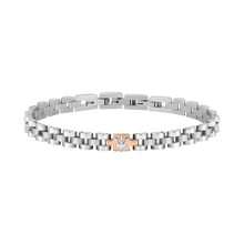 Load image into Gallery viewer, Maserati Silver and Rose Gold Jewels Bracelet