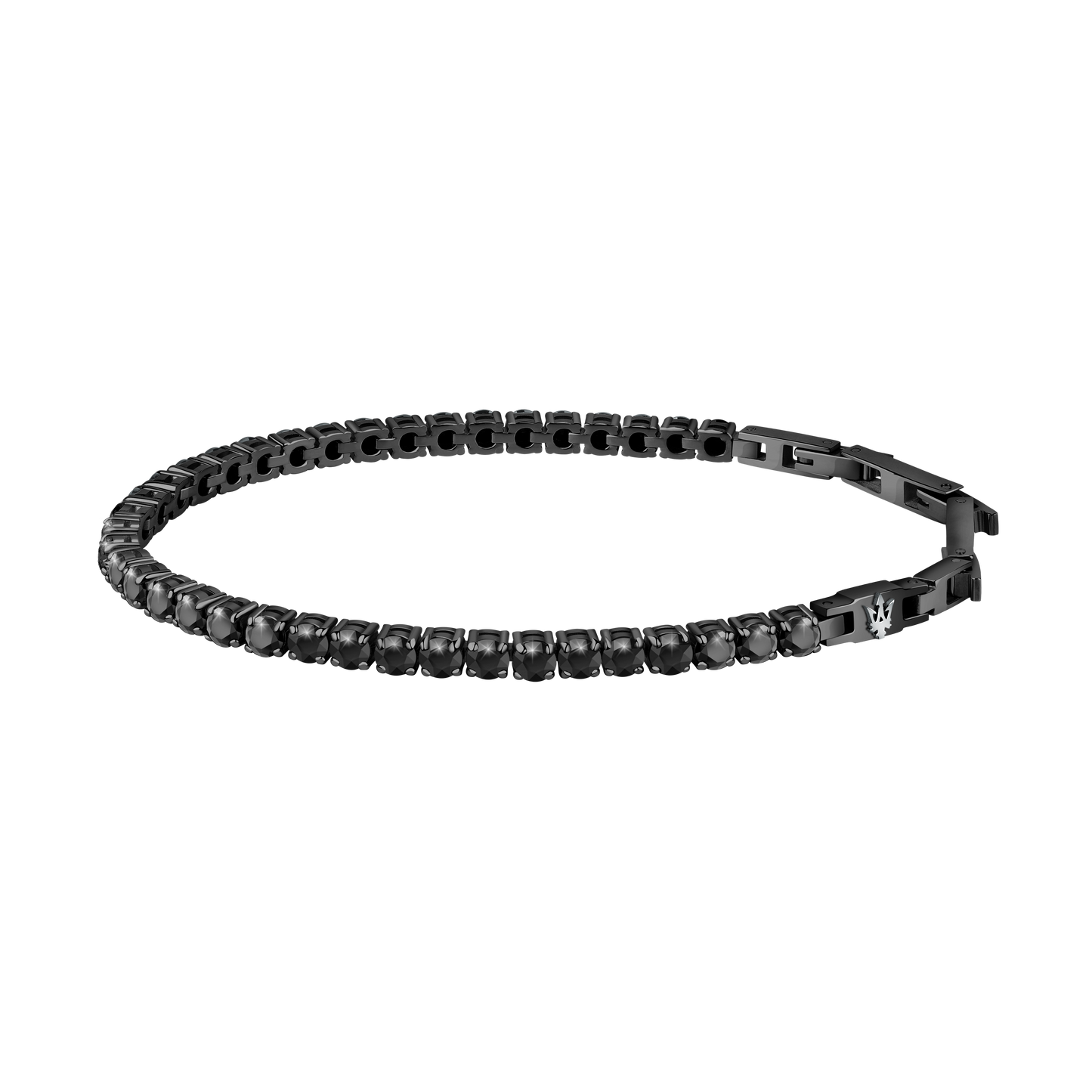 Maserati Black Cubic Zirconia 22cm Bracelet