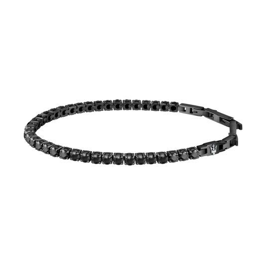 Maserati Black Cubic Zirconia 22cm Bracelet