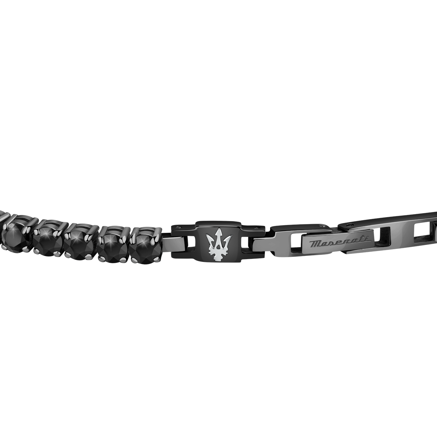 Maserati Black Cubic Zirconia 22cm Bracelet