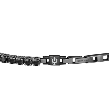Maserati Black Cubic Zirconia 22cm Bracelet