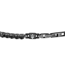 Load image into Gallery viewer, Maserati Black Cubic Zirconia 22cm Bracelet