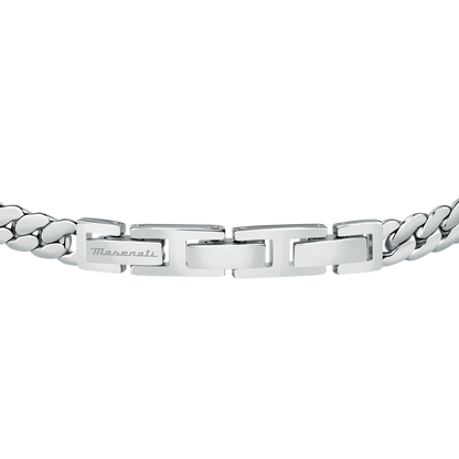 Maserati Silver with Rose Gold Accent 22cm Bracelet