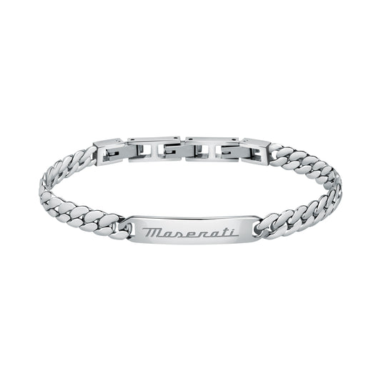 Maserati Silver 22cm Bracelet