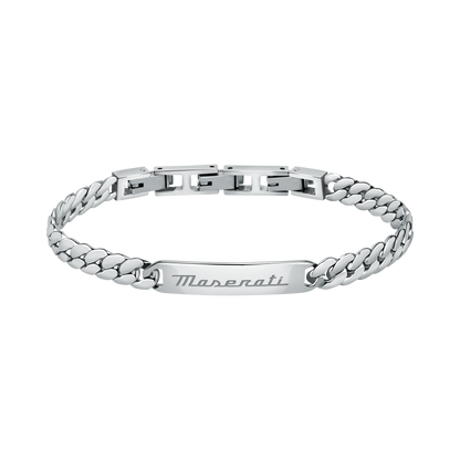 Maserati Silver 22cm Bracelet