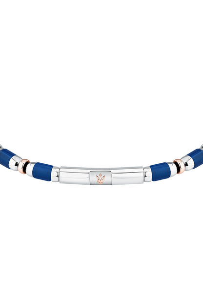 Maserati Men's Iconic Agate Blue Bracelet