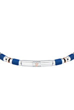 Load image into Gallery viewer, Maserati Men&#39;s Iconic Agate Blue Bracelet