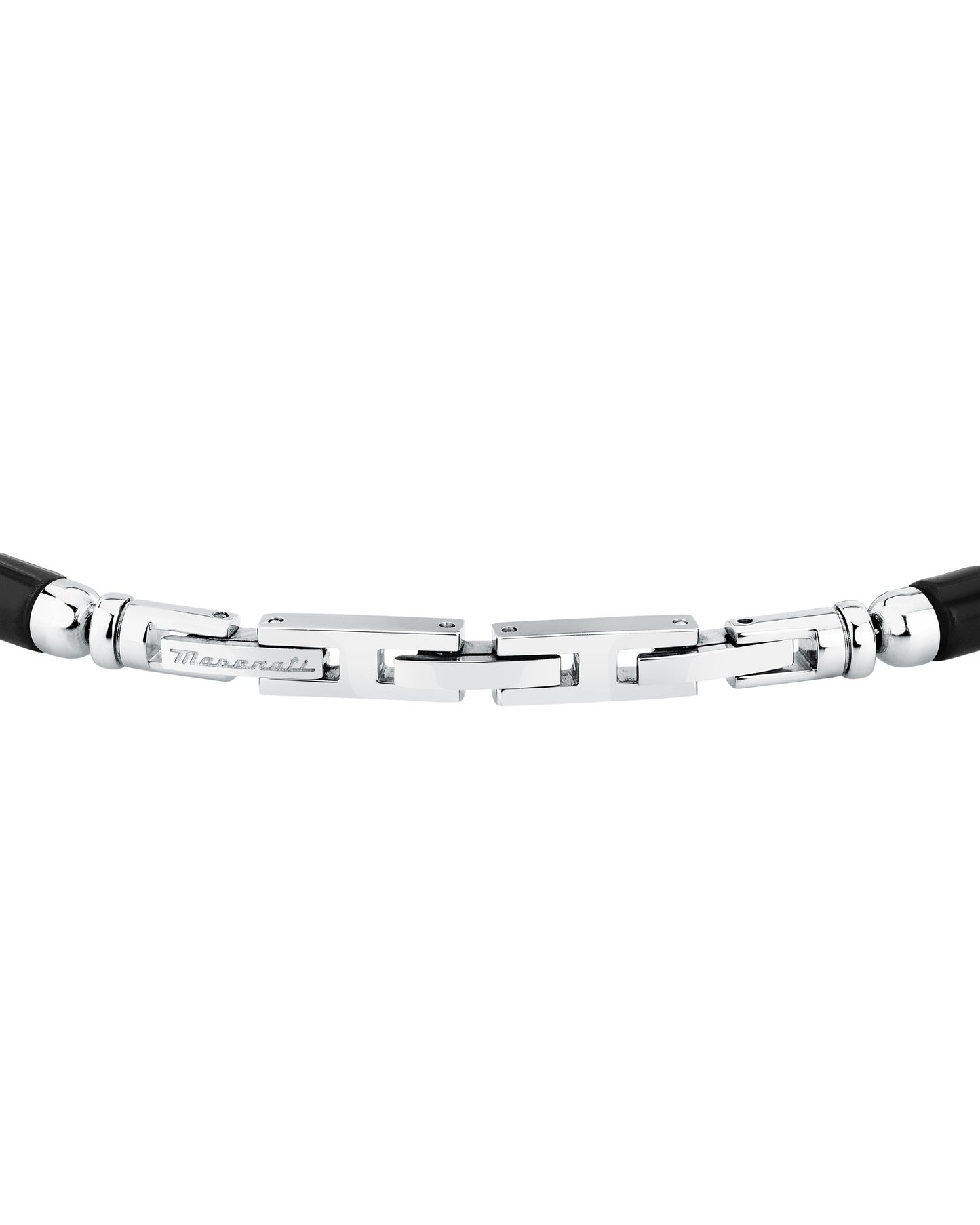 Maserati Men's Iconic Agate Black Bracelet