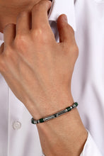 Load image into Gallery viewer, Maserati Men&#39;s Iconic Agate Green Bracelet