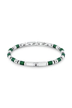 Load image into Gallery viewer, Maserati Men&#39;s Iconic Agate Green Bracelet