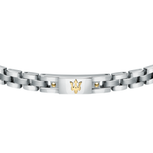 Load image into Gallery viewer, Maserati Stainless Steel Trident 22cm Bracelet