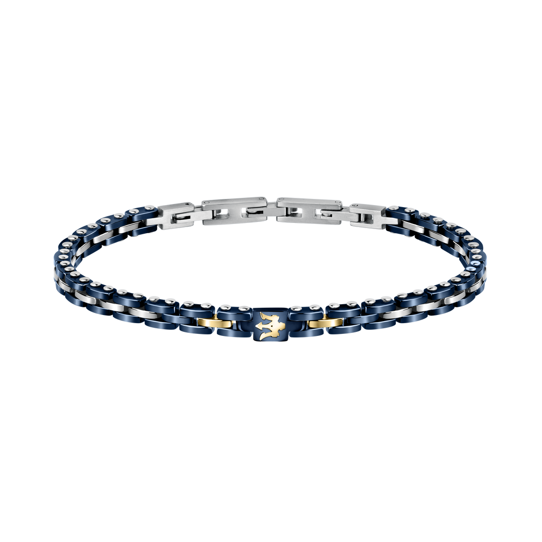 Maserati Ceramic Blue and Gold Bracelet