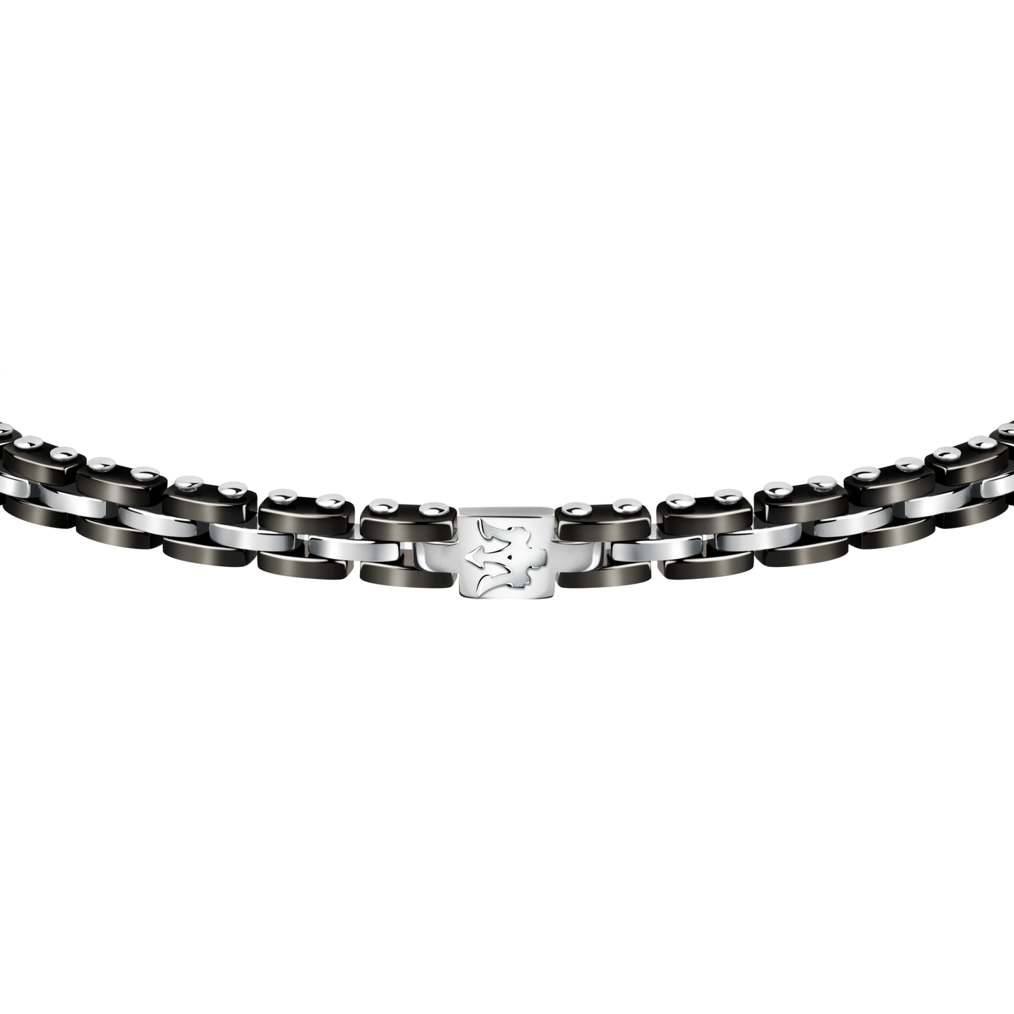 Maserati Ceramic Black and Silver Bracelet