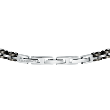 Load image into Gallery viewer, Maserati Ceramic Black and Silver Bracelet