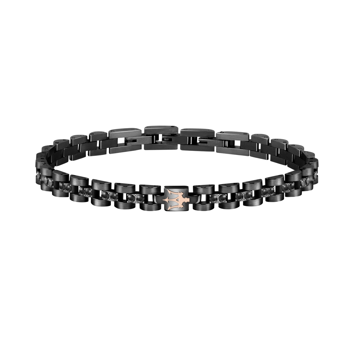 Maserati Crystals Black and Gold Bracelet