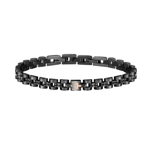 Maserati Crystals Black and Gold Bracelet