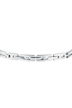 Load image into Gallery viewer, Maserati Men&#39;s Iconic Stainless Steel Blue Logo Bracelet