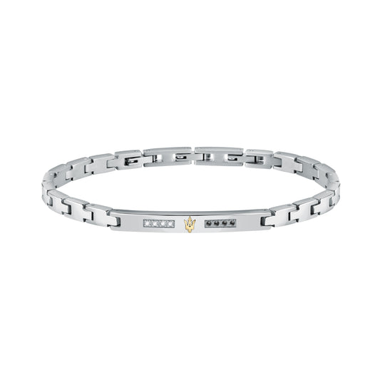 Maserati Black and Diamond 22cm Bracelet