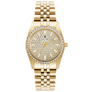 JDM Swiss-Made Inspiration Glamour Gold Watch