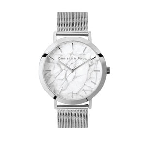 Christian Paul Whitehaven Marble 43 Mesh Watch