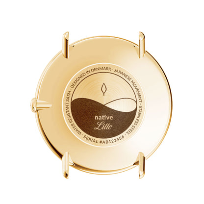 Nordgreen Native 32mm Gold Milanese Mesh Watch