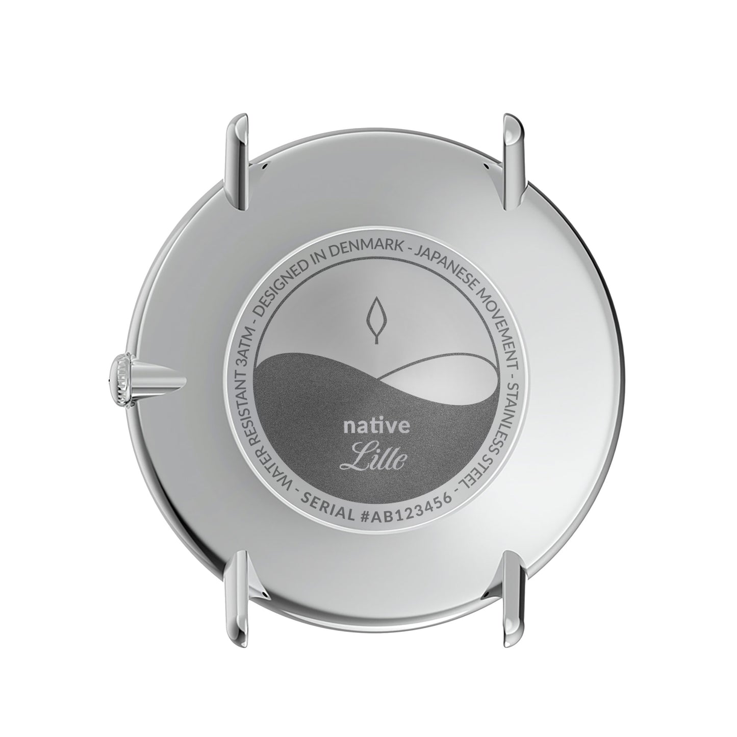 Nordgreen Native 36mm 3 Link Silver Watch