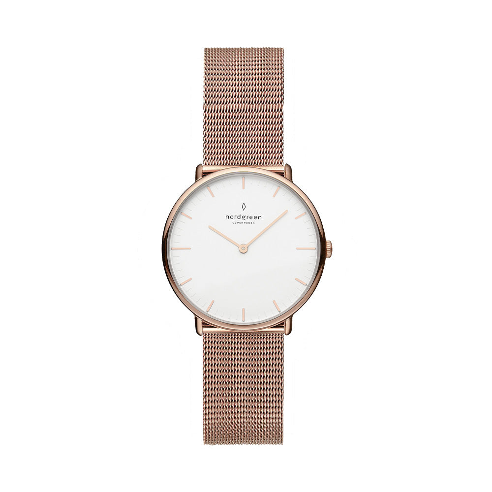 Nordgreen Women's Native 28mm Rose Gold Watch